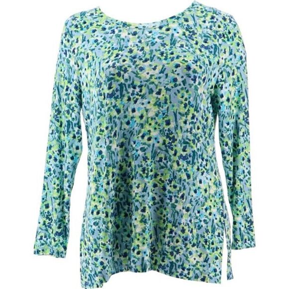 Isaac Mizrahi Elements Scoop-Neck Long-Sleeve Tunic - Picture 2 of 6